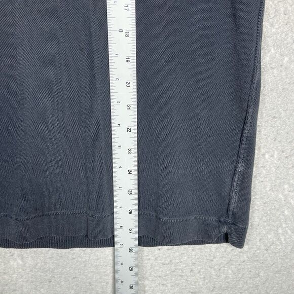 Lacoste Vintage Washed Pique Polo Shirt Men’s Size 5 Gray Short Sleeve Slim Fit - Picture 6 of 11
